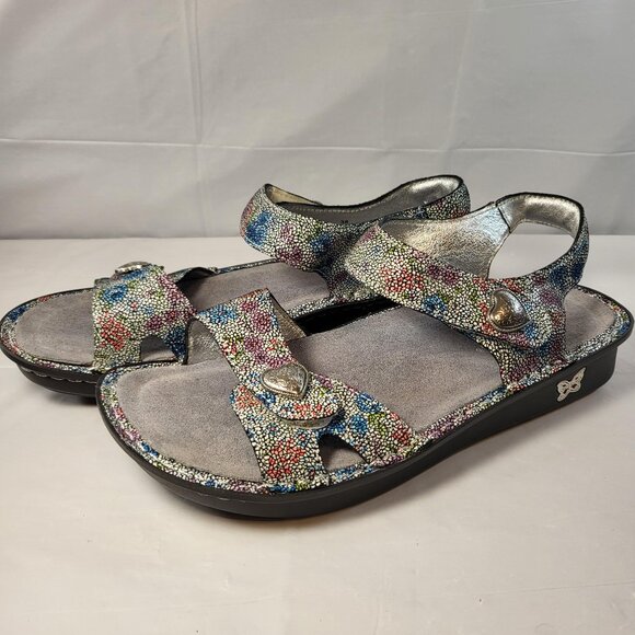 Alegria Shoes - Alegria by PG Lite Vienna Backstrap Sandal Size 38 EU Multi Mosaic